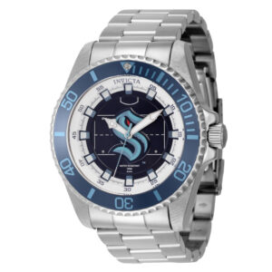 ectq84224_gz_vni_0 jpg - Relgio Masculino Invicta NHL Seattle Kraken em Ao ZG 42248 de 47mm Estilo e Qualidade em um s Produto -<p>Este relgio Invicta NHL uma pea impressionante, com um movimento preciso e uma caixa prateada. Seu mostrador de metal protegido por um cristal de fuso de chama altamente resistente</p>