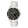 ectq8671_vni_0 jpg - Relógio Masculino Pro Diver, Invicta 1768, Prata -Este lindo relógio Invicta Pro Diver contém um movimento de quartzo preciso, além de uma caixa de aço. Seu mostrador exibe um mostrador de metal preto protegido por um Cristal Flam