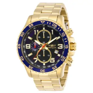 ectq87841_vni_0 jpg - Relgio Masculino Invicta Ouro 45mm Modelo Especial 14878. -<p>Este um relgio Invicta da coleo Speciality com caixa dourada e movimento preciso. O mostrador decorado por um mostrador de metal e protegido por um resistente Cristal Mineral. A pu</p>