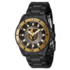 ectq90224_gz_vni_0 jpg - Relgio Invicta NHL Vegas Golden Knights 38mm Preto Estilo e sofisticao para torcedores apaixonados. -Este um relgio Invicta NHL com movimento preciso e caixa preta. Seu mostrador de metal protegido por um Cristal Flame Fusion altamente resistente. A pulseira de ao inoxidvel preta&