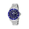 ectqbo4909_gz_vni_0 jpg - Relógio Masculino Automático Pro Diver, Invicta ZG 9094OB, Prata e Azul -Este impressionante relógio Invicta Pro Diver apresenta um movimento automático preciso, bem como uma caixa de aço. Seu mostrador de metal azul é envolto por um cristal mineral alt