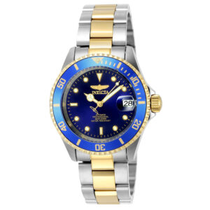 ectqbo8298_vni_0 jpg - Relógio Masculino Automático Pro Diver, Invicta 8928OB, Prata, Dourado e Azul -<p>Este impressionante relógio Invicta Pro Diver apresenta um movimento automático preciso, bem como uma caixa de aço dourada. Seu mostrador de metal azul é envolto por um Cristal Min</p>
