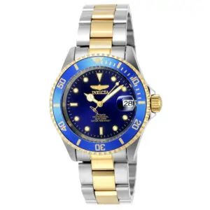 ectqbo8298_vni_0 jpg - Relógio Masculino Automático Pro Diver, Invicta 8928OB, Prata, Dourado e Azul -<p>Este impressionante relógio Invicta Pro Diver apresenta um movimento automático preciso, bem como uma caixa de aço dourada. Seu mostrador de metal azul é envolto por um Cristal Min</p>