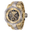 ectq00934_vni_0 jpg - Relgio masculino Reserve Venom Automtico 53,7 mm. Ao. Ouro 43900, Invicta -Este atraente relgio Invicta da coleo Reserve movido por um preciso movimento Automtico, com caixa em ao dourado. Seu mostrador decorado por um mostrador de metal com esqueleto e p