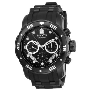 ectq03912_vni_0 jpg - Relógio Masculino Pro Diver SCUBA, Invicta 21930, Preto -<p>Este atraente relógio Invicta da coleção Pro Diver é alimentado por um movimento de quartzo preciso, com uma caixa preta. Seu mostrador é decorado por um mostrador de metal preto e</p>