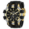ectq06832_vni_0 jpg - Relgio Masculino Bolt 48mm. Preto 23860, Invicta -Este impressionante relgio Invicta Bolt apresenta um movimento preciso e uma caixa de ao e ouro. Seu mostrador preto, metlico e de fibra de carbono envolto por um cristal mineral a
