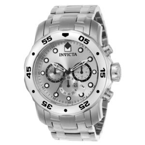 ectq17_vni_0 jpg - Relgio Pro SCUBA Masculino 48mm. Ao 0071, Invicta -<p>Este lindo relgio Invicta Pro contm um movimento preciso alm de uma caixa de ao. Seu mostrador exibe um mostrador de metal prateado protegido por um cristal Flame Fusion altamente&</p>
