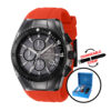 ectq200221_mt_vni_0 jpg - Relógio Masculino TechnoMarine X Invicta Five Elements SPACE com 3 Alças Intercambiáveis 44,5mm, Vermelho TM 122002 -Invicta e Technomarine, duas marcas de relógios icônicas e de renome mundial, colaboraram para criar uma nova coleção de relógios de edição limitada que certamente conquistará o mu