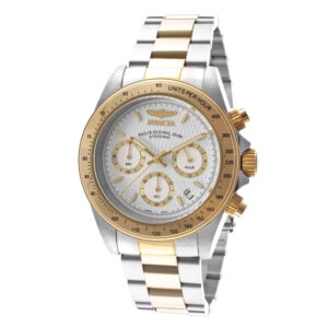 Relógio Masculino Invicta Speedway 39,5 mm Aço Inoxidável Dourado Modelo 9212