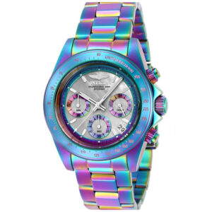 ectq24932_vni_0 jpg - Relógio Masculino Speedway com Mostrador Madrepérola, Invicta 23942, Iridescente -<p>Este atraente relógio Invicta da coleção Speedway é movido por um movimento de quartzo preciso, com uma caixa iridescente. Seu mostrador é decorado por um mostrador em platina madr</p>