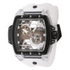 ectq37244_vni_0 jpg - Relgio Anatmico Automtico Masculino com Ponte 54,6mm. Branco. Preto 44273, Invicta -Este atraente relgio Invicta da coleo Anatomic movido por um movimento Automtico preciso, com caixa de ao branca e preta. Seu mostrador decorado por um mostrador de metal com esque