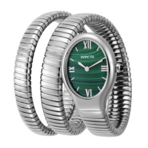 ectq37944_vni_0 jpg - Relgio feminino Mayamar 24 mm. Ao 44973, Invicta -<p>Este impressionante relgio Invicta Mayamar apresenta um movimento preciso e uma caixa de ao. Seu mostrador verde em malaquita envolto por um Cristal Mineral altamente protetor. . E</p>