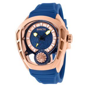 ectq44453_gz_vni_0 jpg - Relgio Masculino Automtico Invicta Akula 48,7 mm Azul ZG 35444 estilo e preciso em um s produto. -<p>Este relgio Invicta da coleo Akula possui um movimento Automtico preciso e uma caixa em ouro rosa. O mostrador em metal ouro rosa e azul, protegido por um cristal Flame Fusion excl</p>