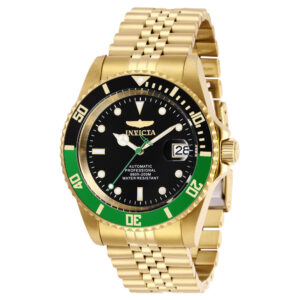 Relógio Masculino Automático Invicta Ouro 42mm Design Robusto e Elegante, Modelo 29184