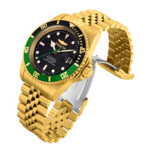 Relógio Masculino Automático Invicta Ouro 42mm Design Robusto e Elegante, Modelo 29184