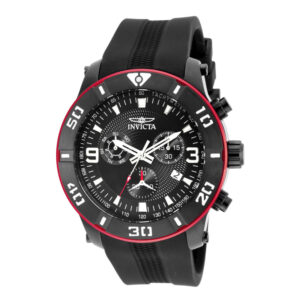ectq52891_vni_1 jpg - Relógio Masculino Pro Diver, Invicta 19825, Preto -<p>Este atraente relógio Invicta da coleção Pro Diver é alimentado por um movimento de quartzo preciso, com uma caixa preta. Seu mostrador é decorado por um mostrador de metal preto e</p>