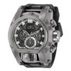 ectq58623_vni_0 jpg - Relógio Masculino de Quartzo Bolt Zeus Magnum, Invicta 32685, Preto e Prata -Este lindo relógio Invicta Bolt contém um movimento preciso de quartzo, além de uma caixa de titânio. Seu mostrador exibe um mostrador metálico protegido por um Cristal Mineral de&