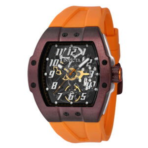 ectq62534_vni_0 jpg - Relgio Masculino Invicta S1 Rally Diablo Automtico 44mm, Laranja e Preto 43526. -<p>Este relgio Invicta da coleo S1 Rally possui movimento automtico preciso e uma caixa marrom e preta. Seu mostrador decorado com plstico e metal e protegido por um resistente Flame&</p>