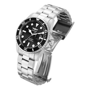 ectq66233_vni_1 jpg - Relógio Masculino de Quartzo Pro Diver, Invicta 33266, Prata -<p>Este lindo relógio Invicta Pro Diver contém um movimento preciso de quartzo além de uma caixa de aço. Seu mostrador exibe um mostrador de metal preto protegido por um cristal Flame</p>