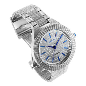 ectq68543_vni_1 jpg - Relógio Masculino Analógio Automático 54mm, Invicta Specialty 34586, Prata -<p>Este incrível relógio Invicta da coleção Specialty oferece um movimento automático e uma sofisticada caixa de aço. A face exibe um mostrador de metal pavimentado protegido por noss</p>