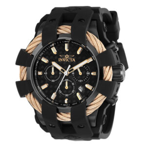 ectq76832_vni_0 jpg - Relógio Masculino de Quartzo Bolt, Invicta 23867, Preto -<p>Este lindo relógio Invicta Bolt contém um movimento de quartzo preciso, além de uma caixa preta. Sua face exibe um mostrador preto, metálico e em fibra de carbono, protegido por um</p>