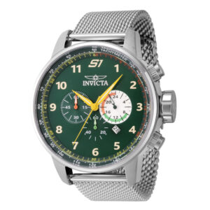 ectq84944_vni_0 jpg - Relgio Masculino S1 Rally 48mm. Ao 44948, Invicta -<p>Este atraente relgio Invicta da coleo S1 Rally movido por um movimento preciso, com caixa de ao. Seu mostrador decorado por um mostrador de metal prateado antigo, verde e protegido</p>