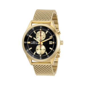 ectq85313_vni_1 jpg - Relógio Masculino Pro Diver, Invicta 31358, Dourado e Preto -<p>Este incrível relógio Invicta da coleção Pro Diver oferece um movimento Quartz exato, com uma incrível caixa dourada. O mostrador exibe um mostrador de metal preto protegido pelo n</p>