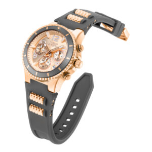 ectq98142_vni_1 jpg - Relgio feminino BLU 39 mm. Rosa ouro. Cinza 24189, Invicta -<p>Este incrvel relgio Invicta da coleo BLU oferece um movimento exato, com uma incrvel caixa em ouro rosa. O mostrador exibe um mostrador de metal em ouro rosa protegido pelo nosso e</p>