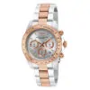 ectq03071_vni_0 jpg - Relógio Masculino de Quartzo Speedway, Invicta 17030, Prata e Ouro Rosa -Este atraente relógio Invicta da coleção Speedway é movido por um movimento de quartzo e uma caixa de aço em ouro rosa maciço. Seu mostrador é decorado por um mostrador de metal pr
