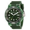 ectq23323_vni_0 jpg - Relgio Masculino Profissional Invicta Transparente Verde 51,5mm Modelo 32332 -Este relgio Invicta da coleo Pro possui um movimento preciso e uma caixa de ao prateada e verde incrvel. O mostrador protegido por um cristal mineral proprietrio e tem um design el