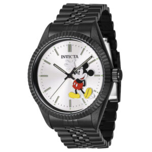 ectq27834_vni_0 jpg - Relgio unissex do Mickey Mouse de edio limitada da Disney 43 mm. Preto 43872, Invicta -<p>Este lindo relgio Invicta Disney Limited Edition contm um movimento preciso alm de uma caixa preta. Seu mostrador exibe um mostrador prateado e metlico protegido por um Cristal Min</p>