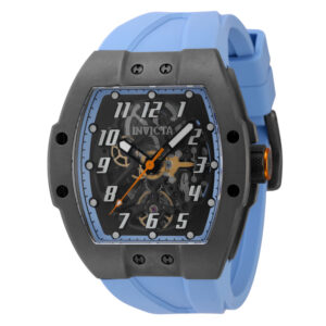 ectq30444_vni_0 jpg - Relgio masculino automtico com pulseira JM 47 mm. Azul Claro 44403, Invicta -<p>Este incrvel relgio Invicta da coleo JM Correa oferece um movimento Automtico exato, com uma incrvel caixa preta em titnio. O mostrador exibe um mostrador de plstico e metal proteg</p>