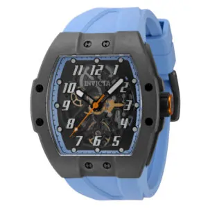 ectq30444_vni_0 jpg - Relgio masculino automtico com pulseira JM 47 mm. Azul Claro 44403, Invicta -<p>Este incrvel relgio Invicta da coleo JM Correa oferece um movimento Automtico exato, com uma incrvel caixa preta em titnio. O mostrador exibe um mostrador de plstico e metal proteg</p>