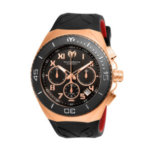 ectq460512_mt_vni_0 jpg - Relgio masculino TechnoMarine Manta Ocean 48 mm. Preto. Vermelho TM 215064, Invicta -<p>Este incrvel relgio TechnoMarine da coleo Manta oferece um movimento e uma sofisticada caixa em ouro rosa, preto. O mostrador exibe um mostrador em metal preto rosa dourado protegi</p>