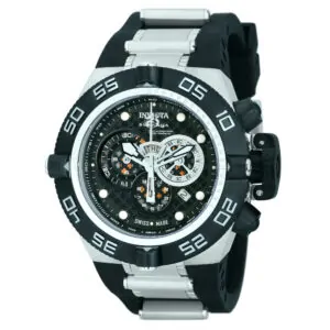 ectq4656_vni_1 jpg - Relógio Masculino Invicta Subaqua Noma IV, Aço e Preto 6564 -<p>Este lindo relógio Invicta Subaqua contém um movimento de quartzo, sustentado por uma impressionante caixa preta de aço. Seu mostrador exibe um mostrador preto, de metal cinza e pl</p>