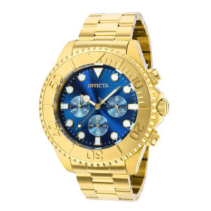 Relógio Masculino Profissional Invicta 47 mm Dourado Modelo 36974 Estilo e Precisão