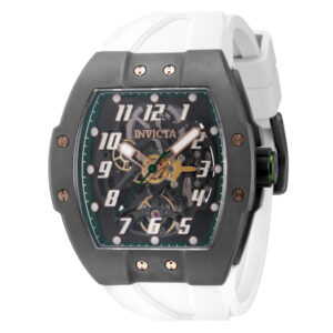 ectq50444_vni_0 jpg - Relgio Automtico Masculino Invicta JM 47mm, Pulseira Branca 44405 Estilo e Preciso em um s Acesso. -<p>Este relgio Invicta JM Correa possui um movimento Automtico preciso e uma caixa de titnio em ouro rosa, com um mostrador de plstico e metal protegido por um cristal de safira altam</p>