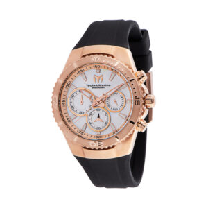 ectq570022_mt_vni_0 jpg - Relógio Feminino TechnoMarine Manta Sea com Mostrador em Madrepérola, Invicta TM220075, Preto -<p>Este impressionante relógio TechnoMarine Manta apresenta um movimento Quartz, tudo em uma sólida caixa em ouro rosa. Seu mostrador em madrepérola branca é envolto por um cristal Fl</p>