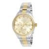 ectq58283_vni_0 jpg - Relógio Feminino Angel 0,76 quilates com Diamante, Invicta 38285, Prata e Dourado -Este lindo relógio Invicta Angel contém um movimento de quartzo preciso, além de 0,76 quilates de diamantes, mantidos por uma impressionante caixa de aço em ouro. Seu mostrador exi