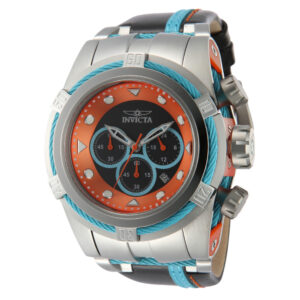 ectq58734_vni_0 jpg - Relógio Masculino Invicta Bolt Zeus, Laranja, Azul, Preto e Aço 43785 -<p>Este incrível relógio Invicta da coleção Bolt oferece um movimento de quartzo exato, com uma incrível caixa de aço, azul claro e laranja. O mostrador exibe um mostrador de metal az</p>