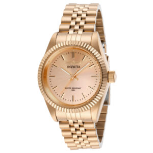 Relógio Feminino Invicta Ouro Rosa 36 mm Elegância e Estilo com Caixa de 3,6 cm