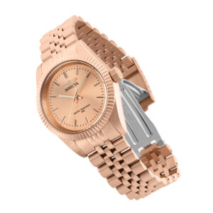 Relógio Feminino Invicta Ouro Rosa 36 mm Elegância e Estilo com Caixa de 3,6 cm