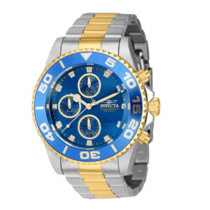 Relógio Masculino Profissional Invicta 43 mm Aço Inoxidável Dourado Modelo 43408