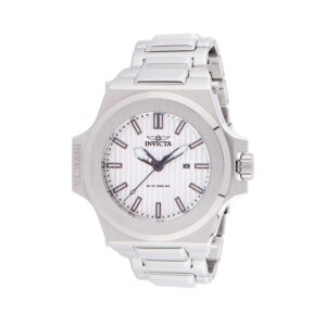 ectq92743_vni_0 jpg - Relógio Masculino de Quartzo Akula, Invicta 34729, Prata -<p>Este lindo relógio Invicta Akula contém um movimento preciso de quartzo além de uma caixa de aço. Seu mostrador exibe um mostrador de metal prateado protegido por um Cristal Minera</p>