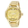 ectq92813_vni_0 jpg - Relgio Masculino Bolt 48mm. Ouro 31829, Invicta -Este lindo relgio Invicta Bolt contm um movimento preciso alm de uma caixa dourada. Seu mostrador exibe um mostrador de metal protegido por um Cristal Flame Fusion altamente resist