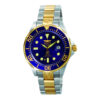 ectq9403_vni_0 jpg - Relgio Automtico Masculino Invicta Pro 47mm em Ao Ouro 3049 -Este relgio Invicta da coleo Pro possui um movimento Automtico preciso, com uma caixa em ao dourado e um mostrador de metal azul protegido por Cristal Mineral proprietrio. A pulsei