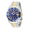 ectq99503_vni_0 jpg - Relógio Masculino Automático Pro Diver, Invicta 30599, Prata, Dourado e Azul -Este impressionante relógio Invicta Pro Diver apresenta um movimento automático preciso, bem como uma caixa de aço dourada. Seu mostrador de metal azul é envolto por um cristal min