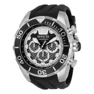 ectq02833_vni_0-1 jpg - Relógio Masculino Analógico de Quartzo 50mm, Invicta Pro Diver 33820, Preto -<p>Este impressionante relógio Invicta Pro Diver apresenta um movimento de quartzo, tudo em uma caixa de aço sólido. Seu mostrador de metal preto e prateado é envolto por um altamente</p>