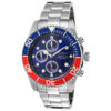 ectq1771_vni_0 jpg - Relógio Masculino Pro Diver, Invicta 1771, Prata -Este incrível relógio Invicta da coleção Pro Diver oferece um movimento de quartzo exato, com uma incrível caixa de aço. O mostrador exibe um mostrador de metal azul protegido por&
