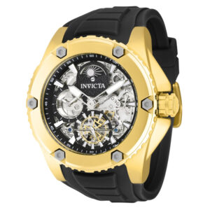 ectq26724_vni_0 jpg - Relgio Masculino Akula Automtico 51mm. Preto 42762, Invicta -<p>Este impressionante relgio Invicta Akula apresenta um movimento Automtico preciso, bem como uma caixa de ao e ouro. Seu mostrador de metal preto envolto por um cristal Flame Fusion</p>